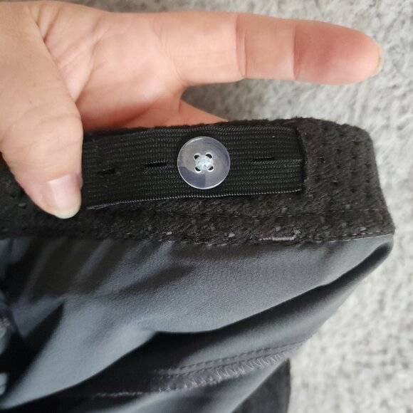 L.L. Bean Womens Skort Size 12 Gray Nylon Pockets Athletic 17" Length Adjustable - Picture 6 of 9